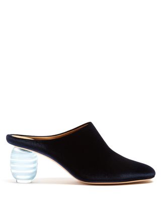 The Row + Adela Velvet Mules