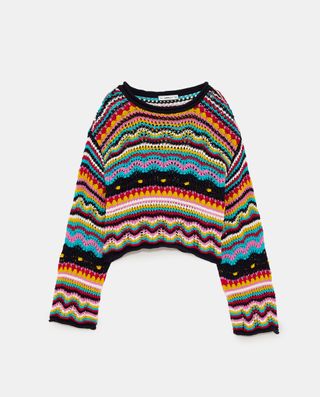 Zara + Multicoloured Sweater