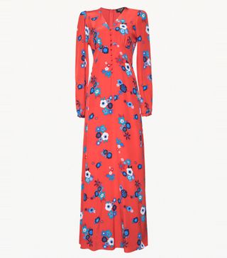 Juicy Couture + Silk Hayworth Floral Maxi Dress