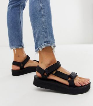 Teva + Universal Chunky Sandals in Black