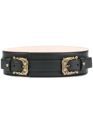 Versace + Double Baroque Corset Belt
