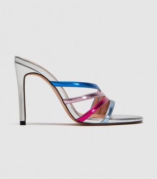Zara + High Heel Strappy Sandal