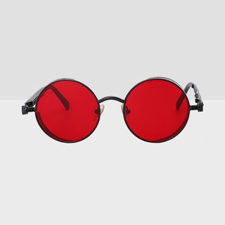 Linder + Round Hipster Sunglasses