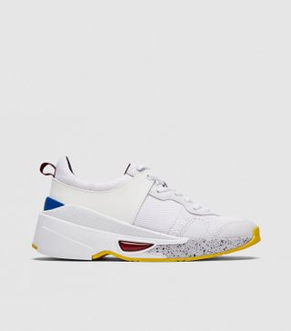 Zara + Contrasting Chunky Sole Sneakers