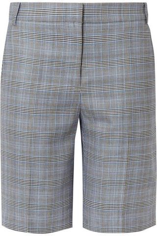Tibi + Cooper Prince of Wales Checked Shorts