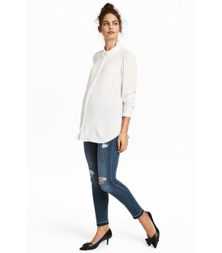 H&M + Mama Skinny Ankle Jeans