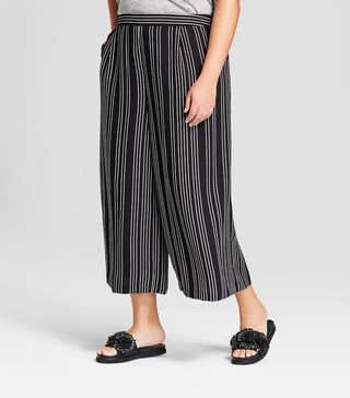 A New Day + Striped Crop Pants