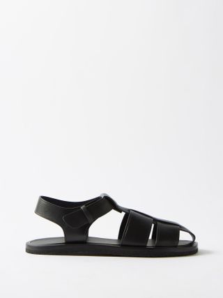 The Row + Fisherman Caged Leather Sandals
