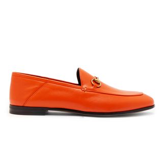 Gucci + Brixton Collapsible-Heel Leather Loafers