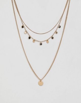 Monki + Multi Necklace With Pendant