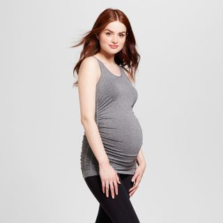 Isabel Maternity + Seamless Ruched Tank