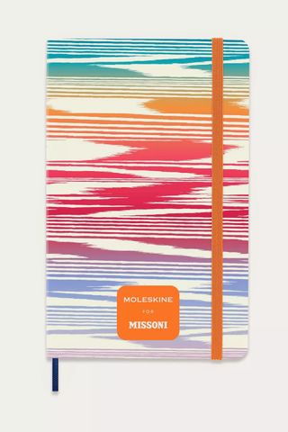 Missoni x Moleskine + Large Ruled Fiamm Notebook