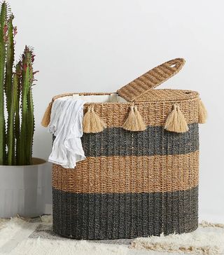 Anthropologie + Seagrass Hamper Basket