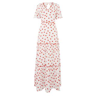 Warehouse + Spot Tiered Maxi Dress