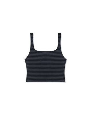 JoyLab + Tonal Striped Crop Top