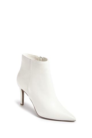 Forever 21 + Pointed Faux Leather Ankle Boots