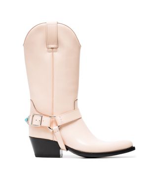 Calvin Klein 205W39NYC + Powder Tex Tammy 50 Leather Boots
