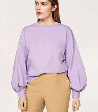 Violeta + Puffed Sleeves Sweatshirt