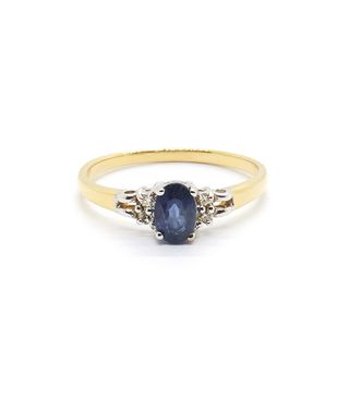 Natalie Marie Jewellery + Vintage Sapphire & Diamond Engagement Ring