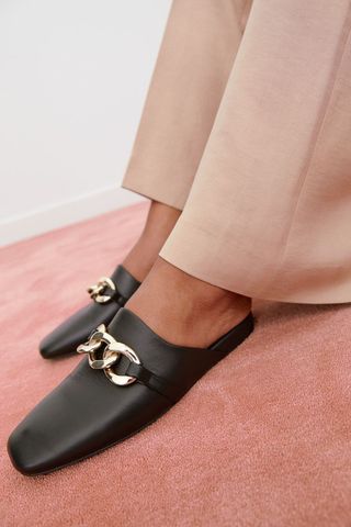 H&M + Leather Mules