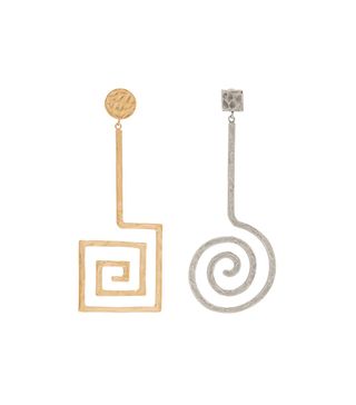 Jacquemus + Asymmetric Spiral Earrings