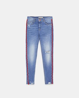 Zara + Z1975 Jeans with Side Stripes