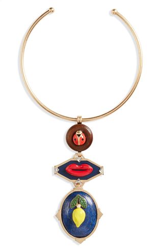 Tory Burch + Crazy Charms Statement Collar Necklace