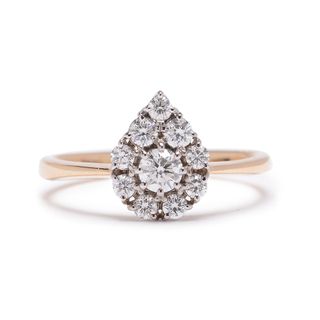 Lori McLean + Petite Paisley Diamond Cluster Ring