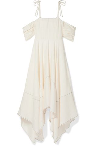 Rejina Pyo + Audrey Cold-Shoulder Crepe Maxi Dress