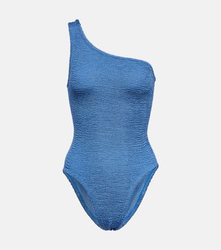 Hunza G + Nancy One-Shoulder Swimsuit