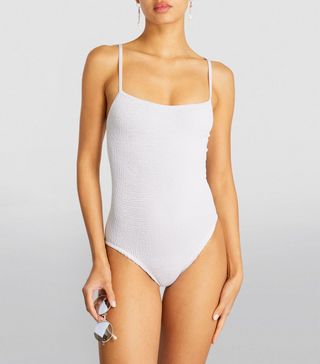 Hunza G + Maria Square-Neck Swimsuit