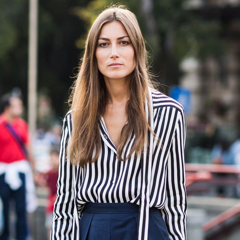 How to Wear Navy Blue Pants: 16 Navy Blue Pants Outfit Ideas | Who What Wear