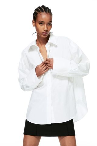 H&M + Oversized Cotton Shirt