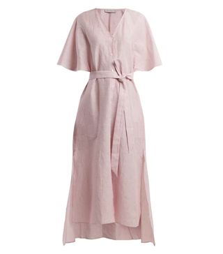 Palmer Harding + Striped Linen and Cotton-Blend Dress