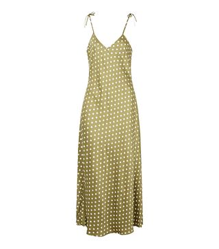 Racil + Olive Polka Dot-Print Midi Dress