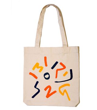 Birdsong + Organic Cotton Abstract Day Tote