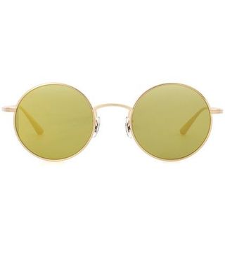 Oliver Peoples + After Midnight Round Sunglasses