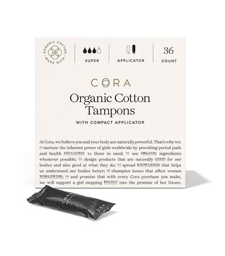 Cora + Organic Cotton Tampons
