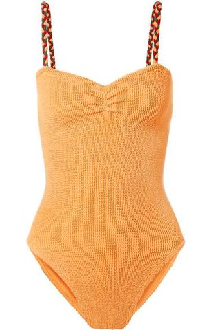 Hunza G + Trina Seersucker Swimsuit