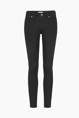 Anine Bing + Christy Jeans in Black