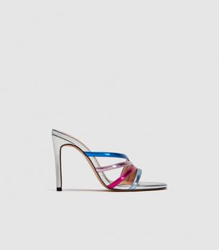 Zara + High Heel Strappy Sandals