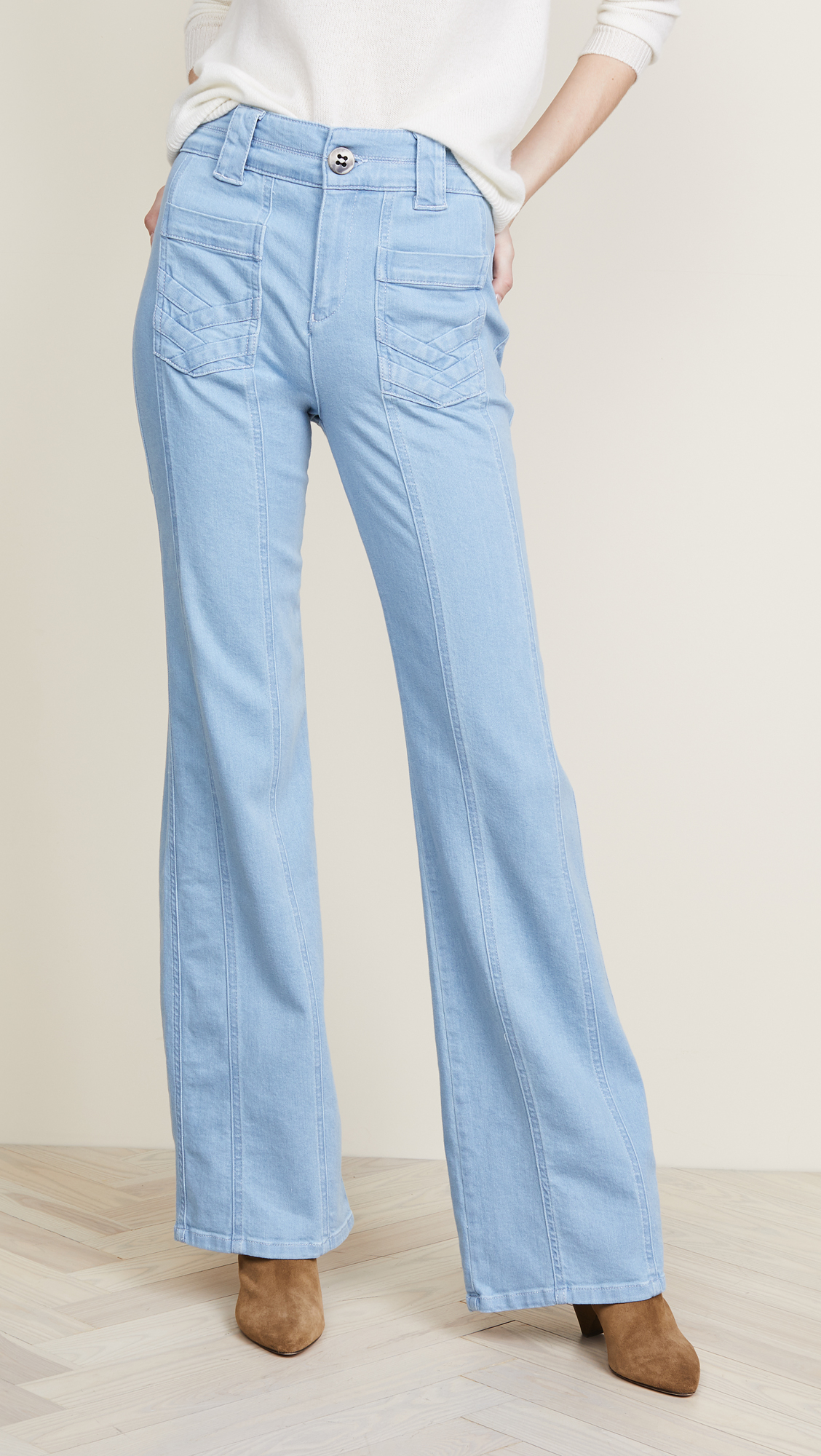 Victoria by Victoria Beckham + '70s Wide Leg Jeans
