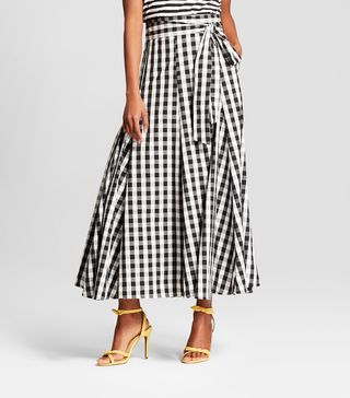 Who What Wear + Belted Midi Skirt