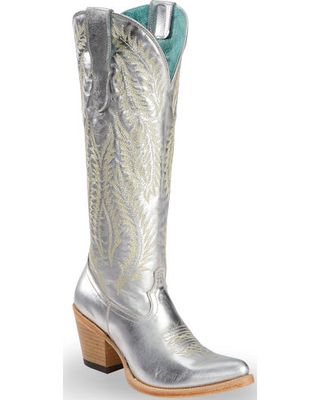 Corral + Silver Embroidery Tall Top Cowgirl Boots