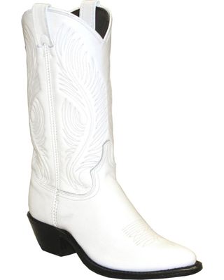 Abilene + White Western Cowgirl Boots