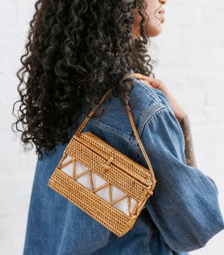 Urban Outfitters + Straw Structured Crossbody Bag