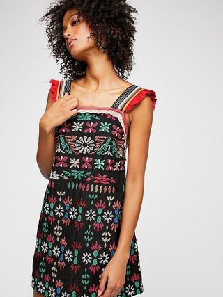 Free People + Cozumel Embroidered Mini by Free People