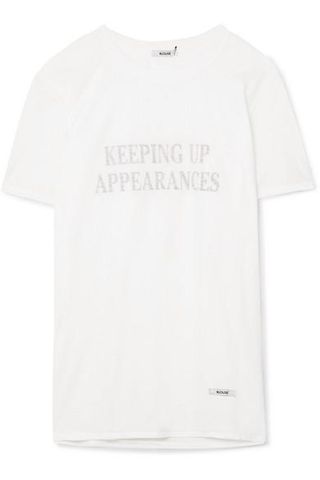 Blouse + Keeping Up Appearances Printed Cotton-Jersey T-Shirt