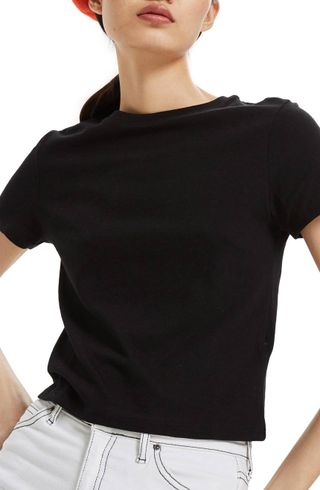 Topshop + Basic Crop T-Shirt