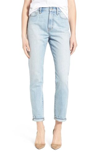 Madewell + Perfect Summer High Rise Ankle Jeans